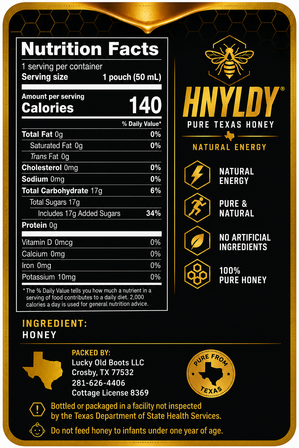 Honey Energy Packets
