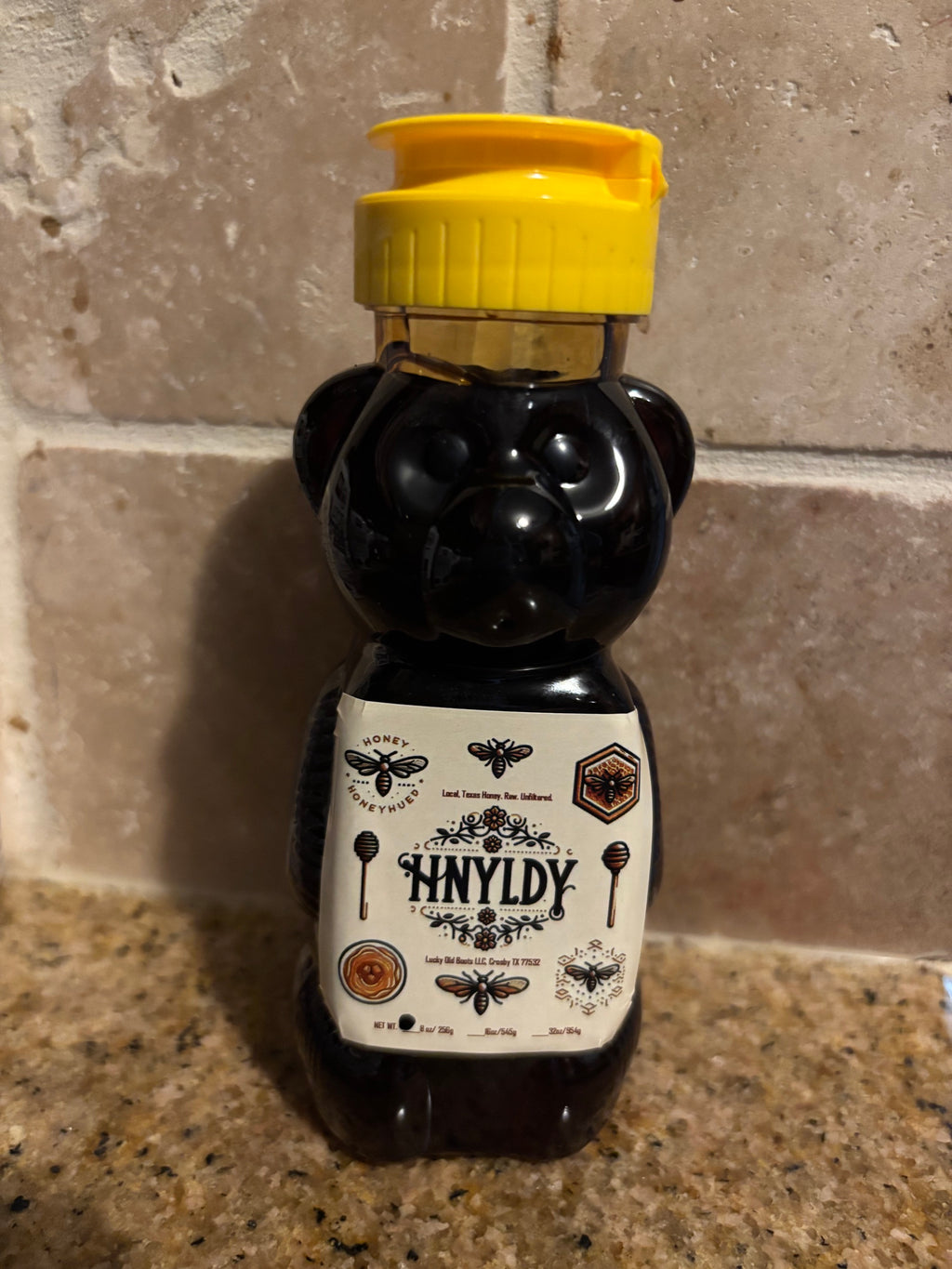 8 oz Plastic Honey Bear Fresh Honey